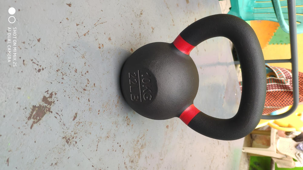 Cast Iron Kettlebells 2.0 - Customer Photo From JaffarMoideen Yacob Ali
